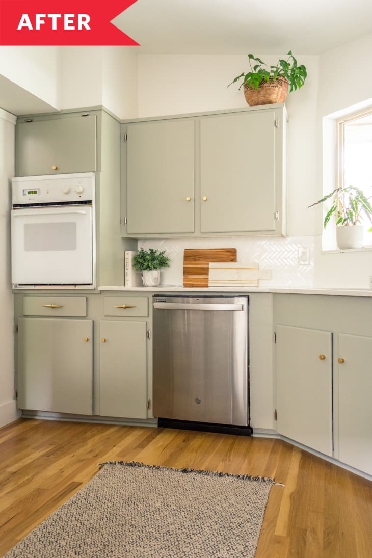 A Dull, White Kitchen Get a Makeover with Painted The Kitchn